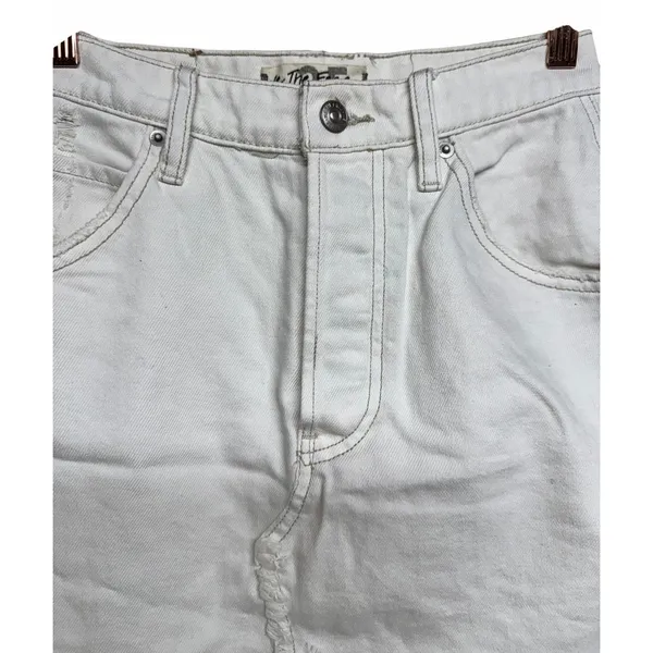 Free People We The Free Brea‎ Cutoff Skirt Deco White Women's Size 25 - Image 3
