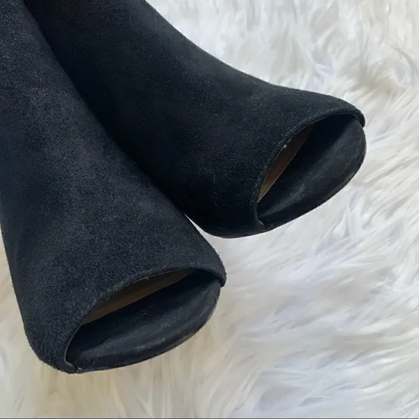 Adrienne Vittadini AV-Gail Stiletto Ankle Boots Black Heeled Booties Size 8 - Image 6