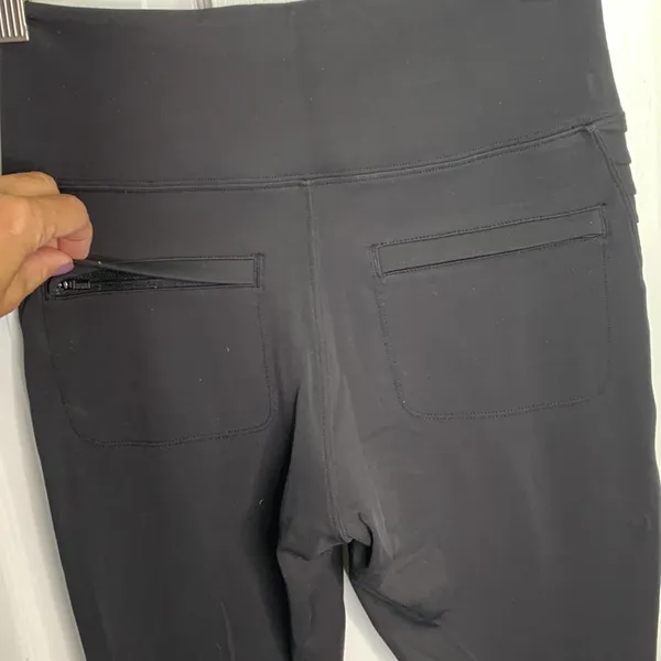 Athleta Delancey Moto Black Tight Legging Pant W-800 Sz S - Image 13