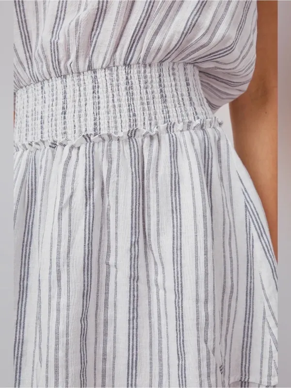 Rails Angelina Cape May Stripe Mini Dress Size Medium - Image 3