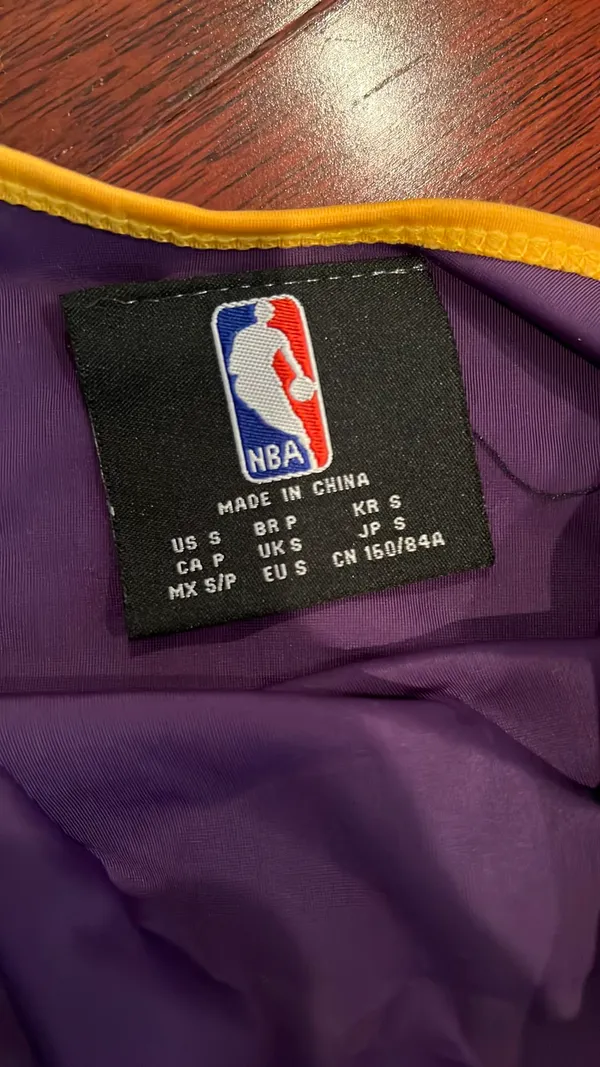 Lakers Bodysuit Halloween Costume Purple - Image 2