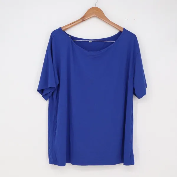 Unbranded Lounge Set Womens S 2 Piece Biker Shorts Oversized Tee Blue Excellent - Image 2