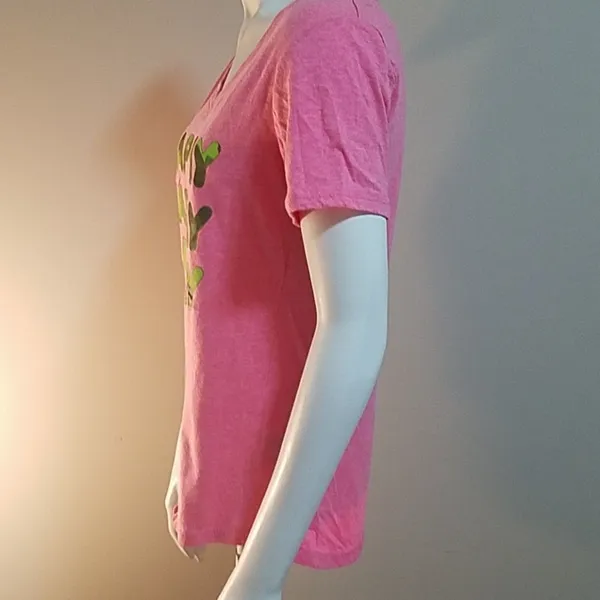 Duck Dynasty Pink Short Sleeve Tee Shirt (M) - Image 4