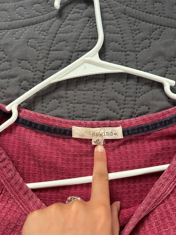 Red/pink long sleeve - Image 2