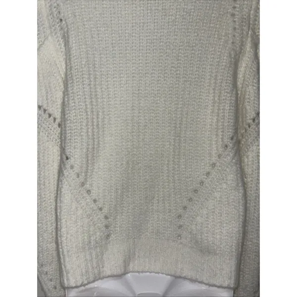 Sugarlips Womens Sz M Chunky Knit Puff Sleeve Sweater EUC - Image 8