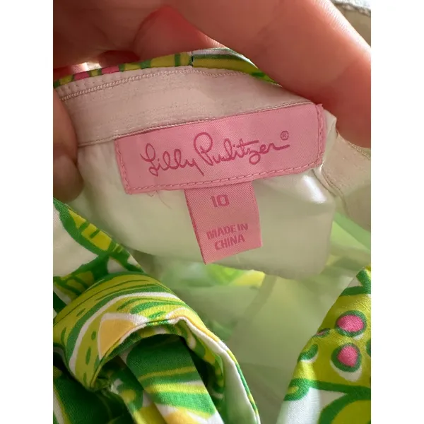 Lilly Pulitzer Franco Dress "Hip Hop Hooray" Size 10 - Image 10