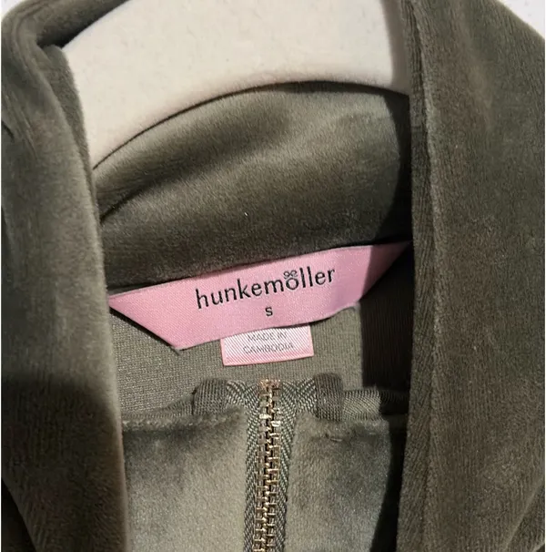 Hunkemöller velour jacket Green - Image 2