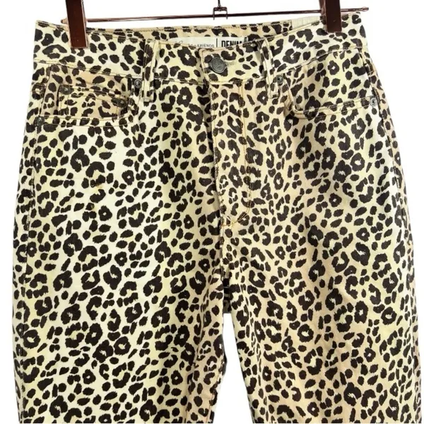 Lovers + Friends Logan Hi-Rise Tapered La Lita‎ Leopard Print Jeans 26 - Image 4