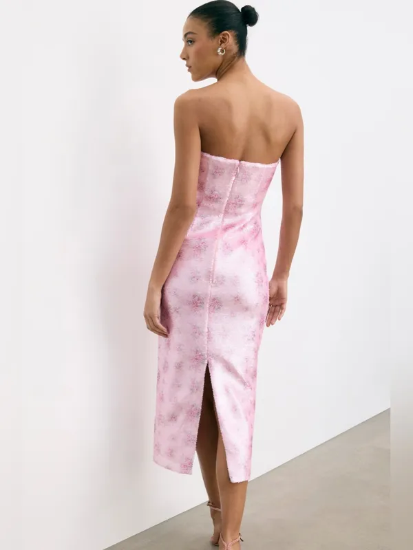 LoveShackFancy Stasia Sequin Dress in Pink, Size US 0 - Image 2