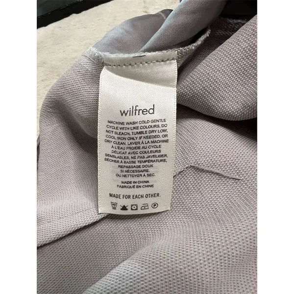 Wilfred Women's Sleeveless Jumpsuit Size 8 Gray V-Neck Waist Tie Casual - Image 12