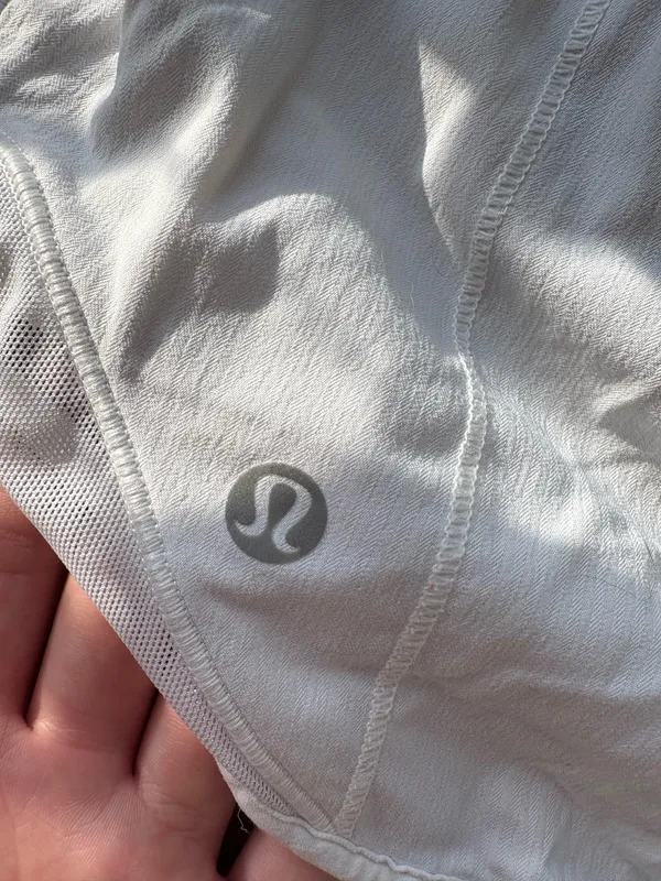 White Lululemon Hotty Hot 2.5" - Image 3