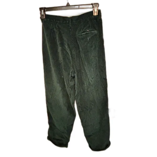 Eddie Bauer Corduroy Pants Womens Petite 10 Green Straight Leg High Rise - Image 8