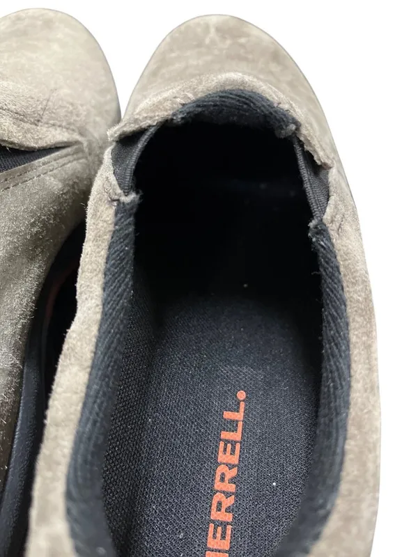 Merrell Duel Density wms gray black leather suede moc shoes sz 10 SKU 10-707 - Image 8