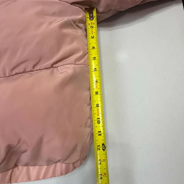 H&M Divided Pink Cropped Puffer Jacket - Image 9