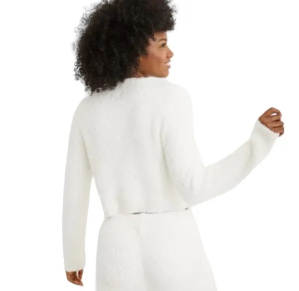 White Fluffy  Top - Image 6