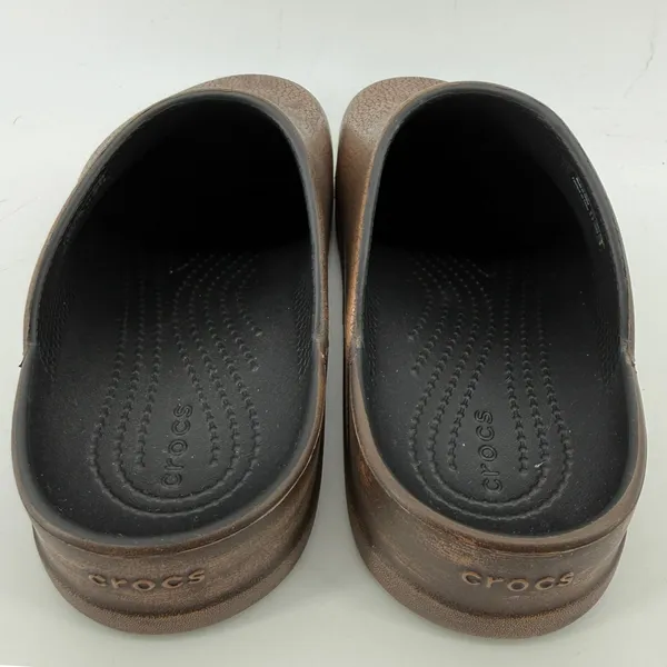 Crocs Dylan Burnished Slip On Clog Mule Brown Men 5/Women 7 Casual Comfy New - Image 4