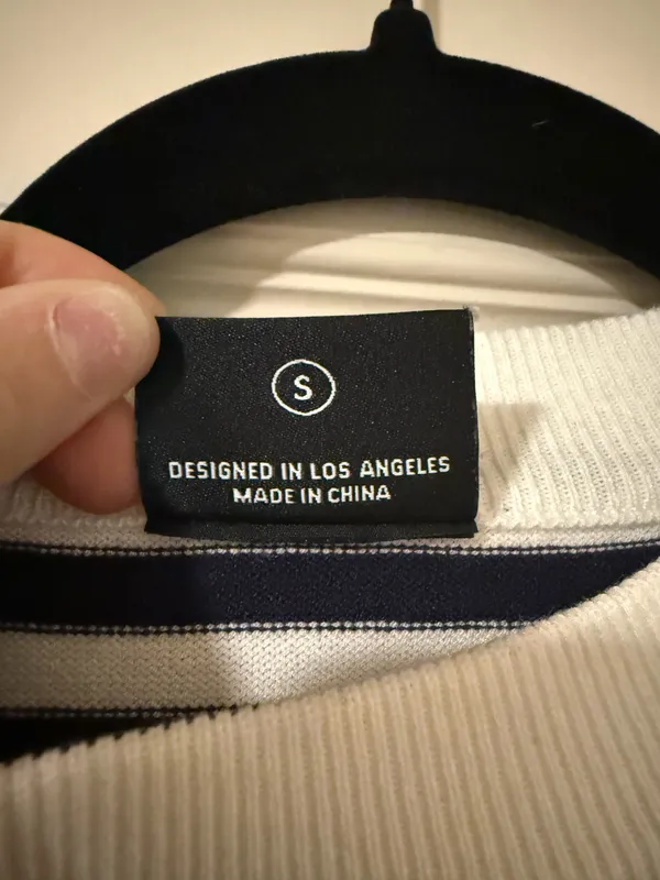 Cropped striped tee Multiple - Image 3