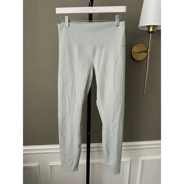 Lululemon Wunder Train High-Rise Tight 25” Jade Grey Size 10 - Image 2