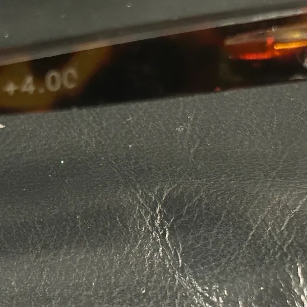 Tortoise Shell Readers Glasses 4.00 with Case Brown - Image 6