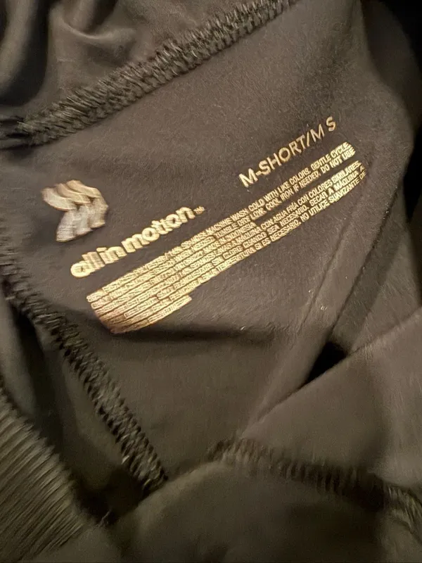 All in Motion black cargo jogger pant medium petite - Image 5