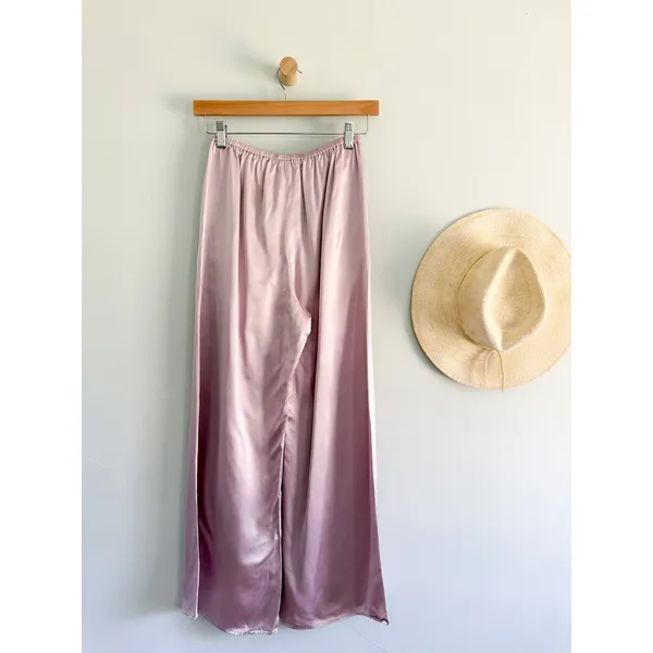 J.Crew | NWT Cosmo Pant in Luster Charmeuse Subtle Mauve | Sz XS - Image 6