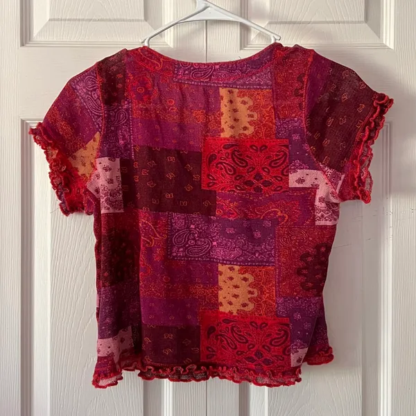 Free People Sparkling Wine Combo Garner Short Sleeve Top - Image 3