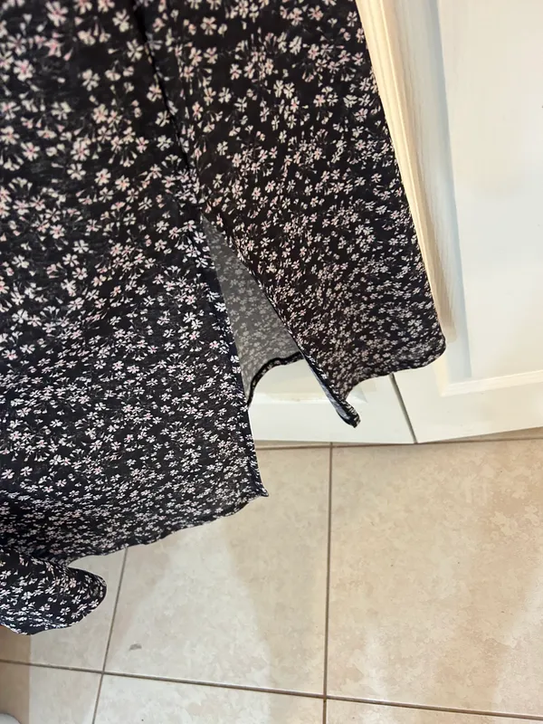 Topshop Floral Lace Mesh Midi Dress - Image 5