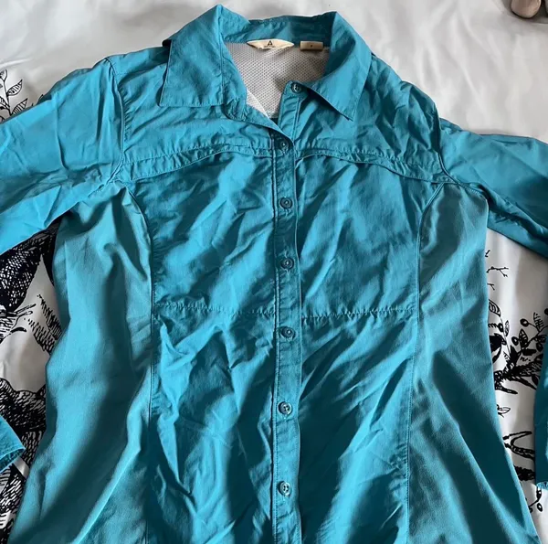 ASCENT Lightweight blue-green sun shirt with that perfect washed, outdoorsy patina - Image 3