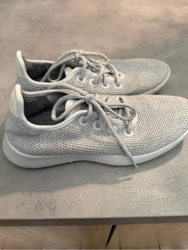allbirds TreeRunner Wool Sneakers - Light Gray- 9 - Image 5