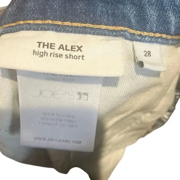 Joes The Alex High Rise Short Unbothered Distressed Button Fly Sz 28 #778 - Image 9
