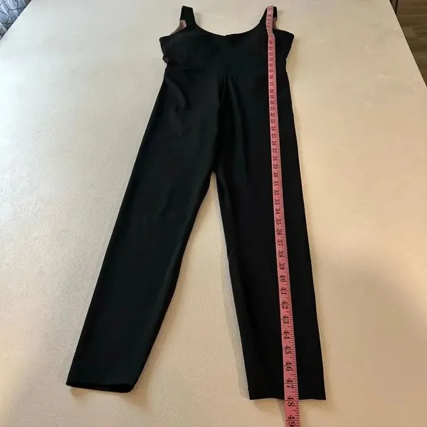 H&M Sport Black One-Piece Jumpsuit Size M | Activewear Bodysuit Yoga Pilates Rom - Image 5