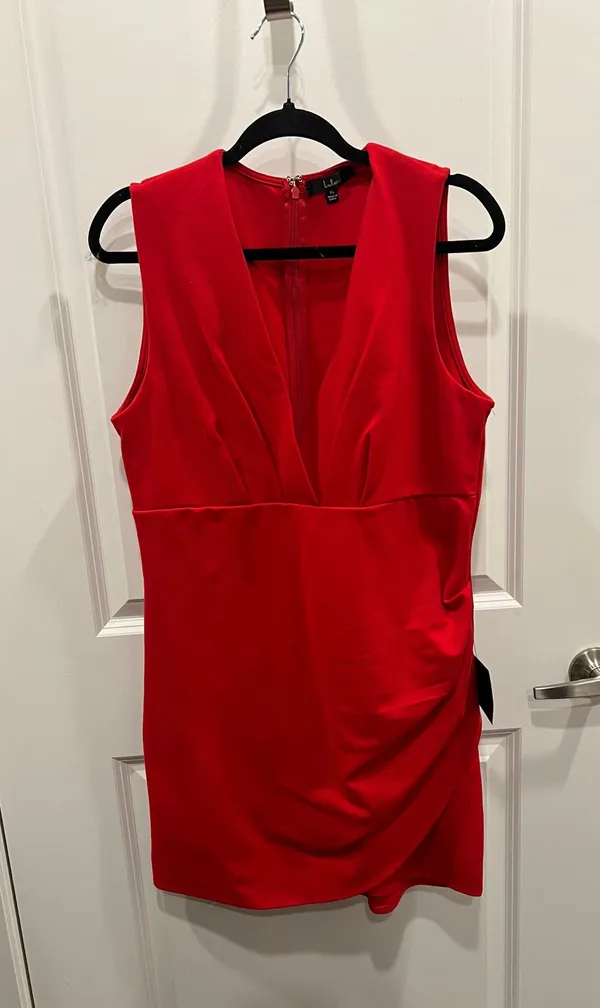 Lulus red cocktail dress - Image 2