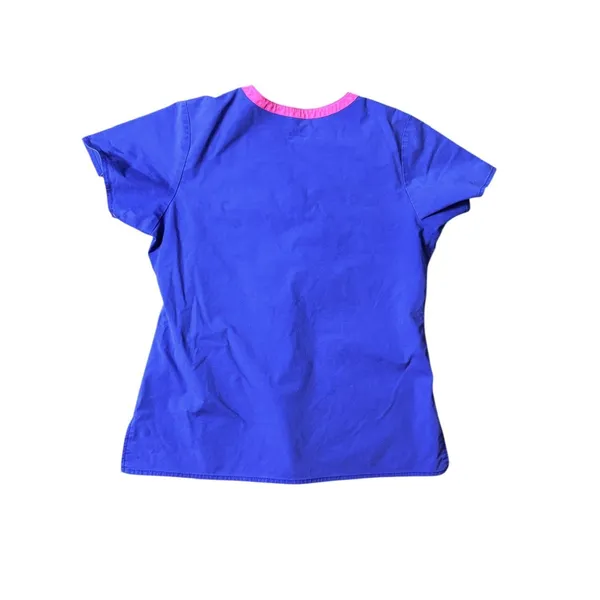 Wonder Wink Wonder Flex Women's Purple & Pink Scrub Top - Image 4