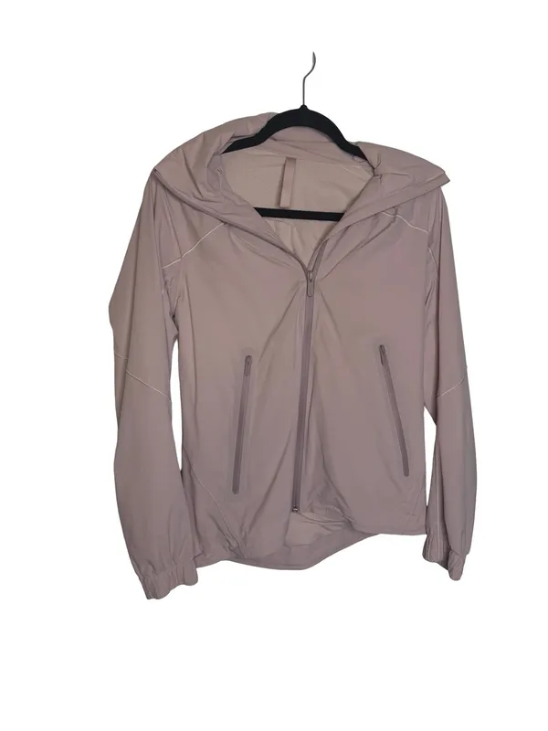 🏃 Lululemon Packable Reflective Hooded Running Jacket Women’s Size 4 🏃 - Image 2