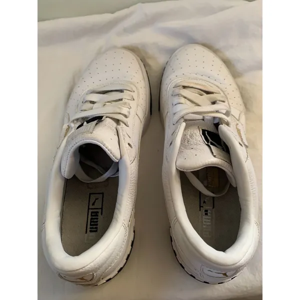 Puma Cali Platform Womens Size 9.5 White Sneakers Casual Shoes 369155-04 - Image 8