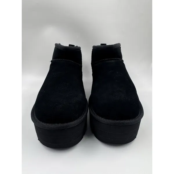 UGG Classic Ultra Mini Platform Women's Ankle Boots - Color Black Size 8 New - Image 2