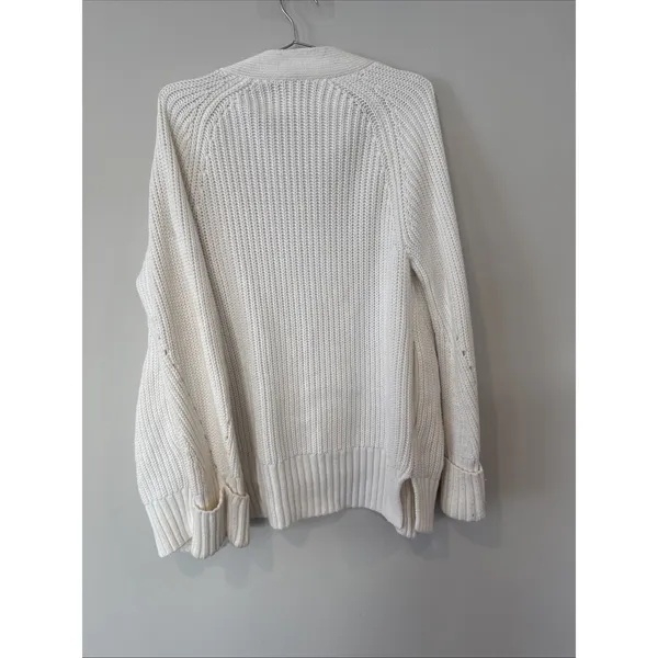 Abercrombie & Fitch Chunky Knit Open Cardigan Sweater Women's Size Small 2727 - Image 7
