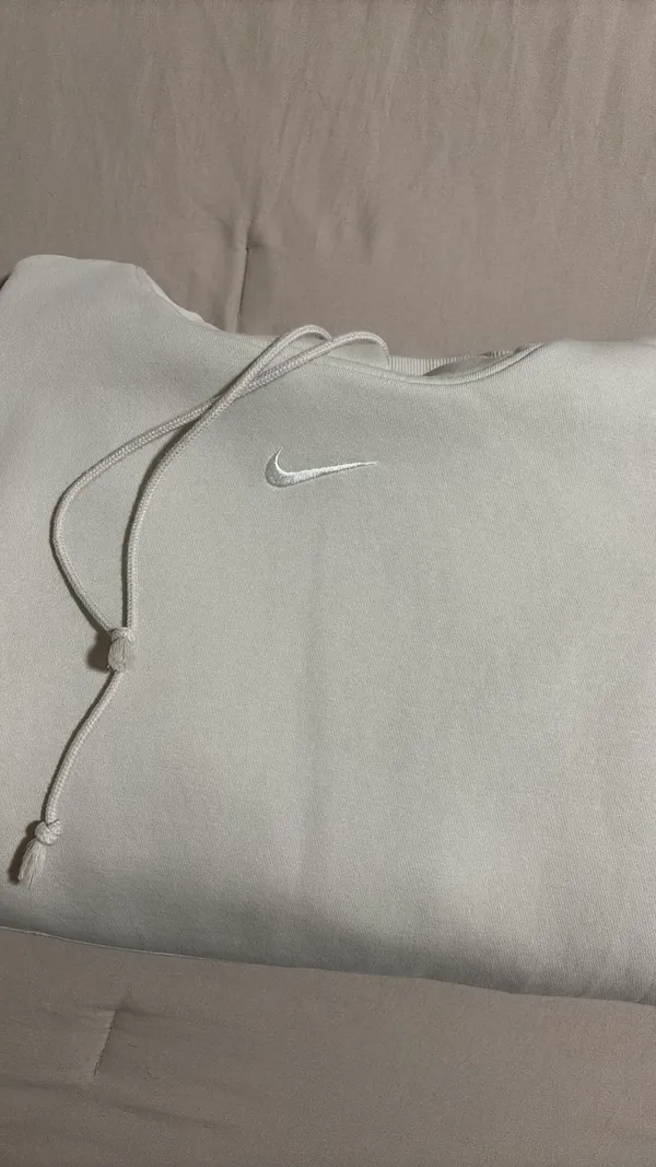 Nike Hoodie Sweatshirt Pullover tan - Image 4