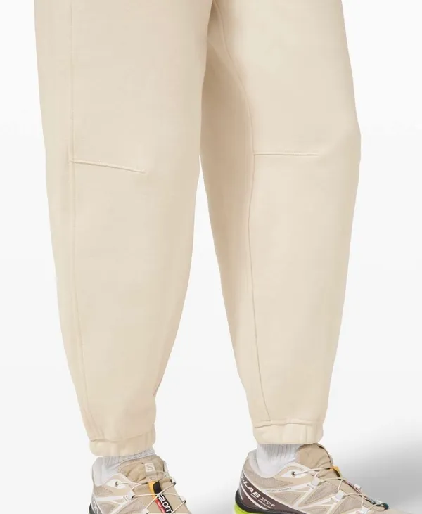 Lululemon Relaxed Fit French Terry Jogger White Opal 6 - Image 8
