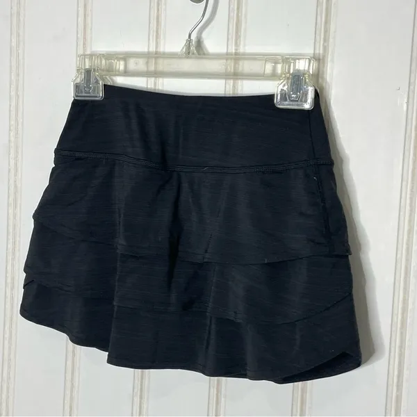 Athleta Black Athletic Skort Sz XXS 90 - Image 9