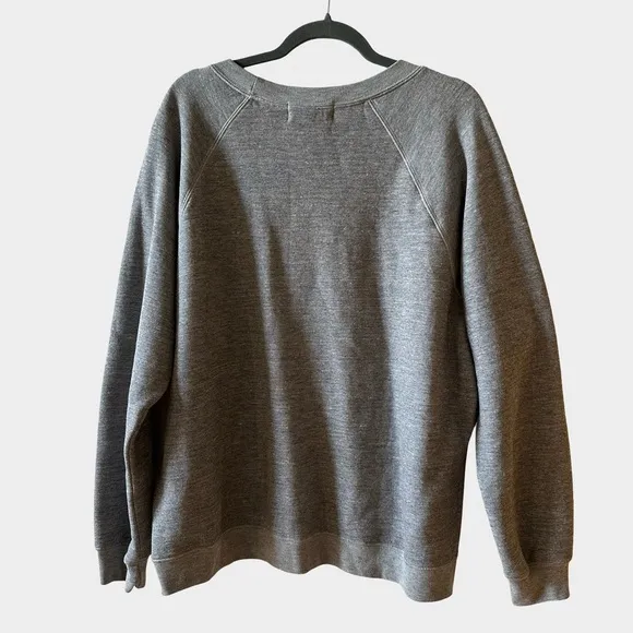 Wildfox Gray Hanukkah Cozy Girl Sweater Everyday Get Lit Menorah Graphic Large‎ - Image 5