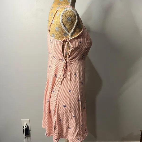 Free People Palm Tress Print Sleeveless Mini Dress Sz M - Image 4