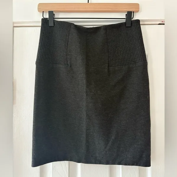 3.1 Phillip Lim Dark‎ Grey Knit Skirt Size 6 EUC - Image 2