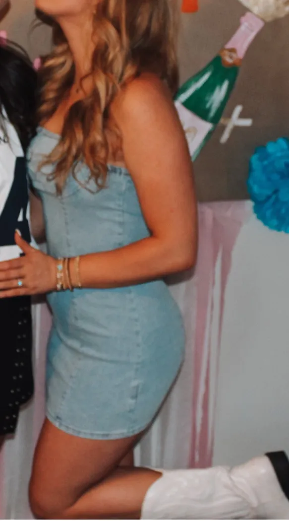 SheIn Denim Dress - Image 4