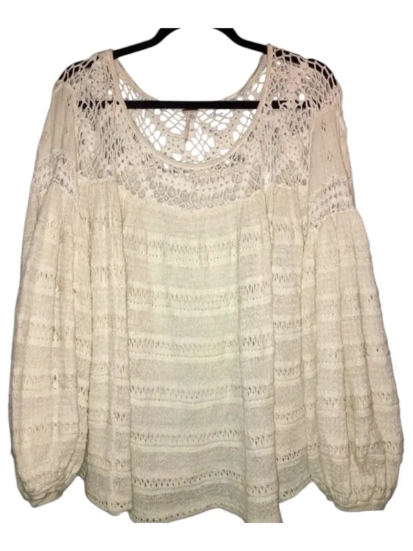 Free People Someday Crochet Sweater Size M - Image 8