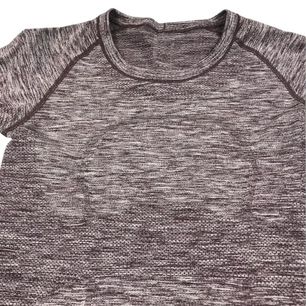 LULULEMON Swiftly Tech Long Sleeve Crew Top Sz 6 Burgundy Running Yoga Everyday - Image 6