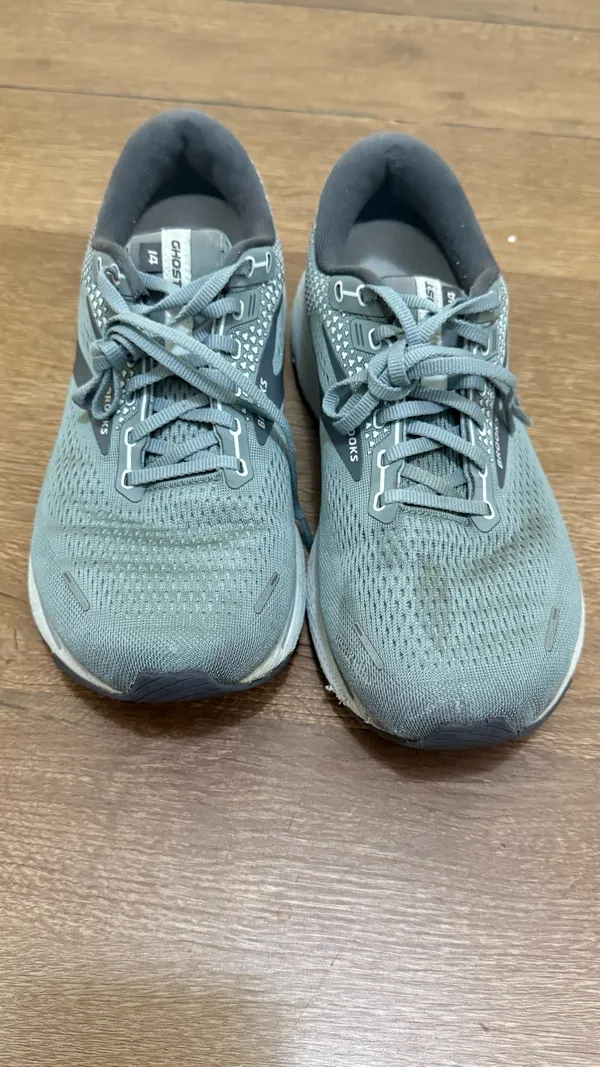 Brooks Ghost 14 Mens Running Walking Shoes Gray Athletics Sneakers Size 10 - Image 2
