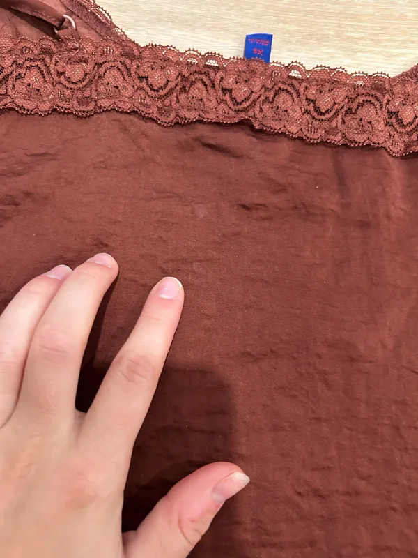 Aeropostale Brown Lace Mini Dress - Image 5