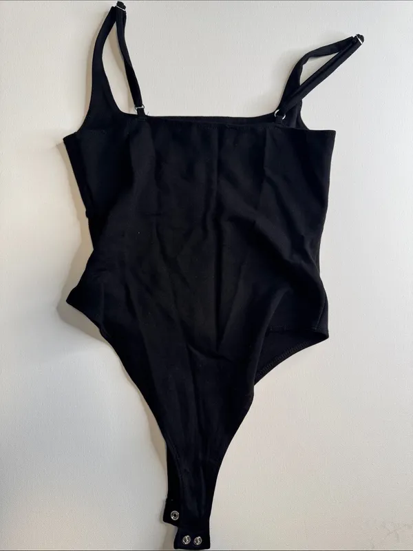 Forever 21 Black Strappy Womens One-Piece Bodysuit - Image 4