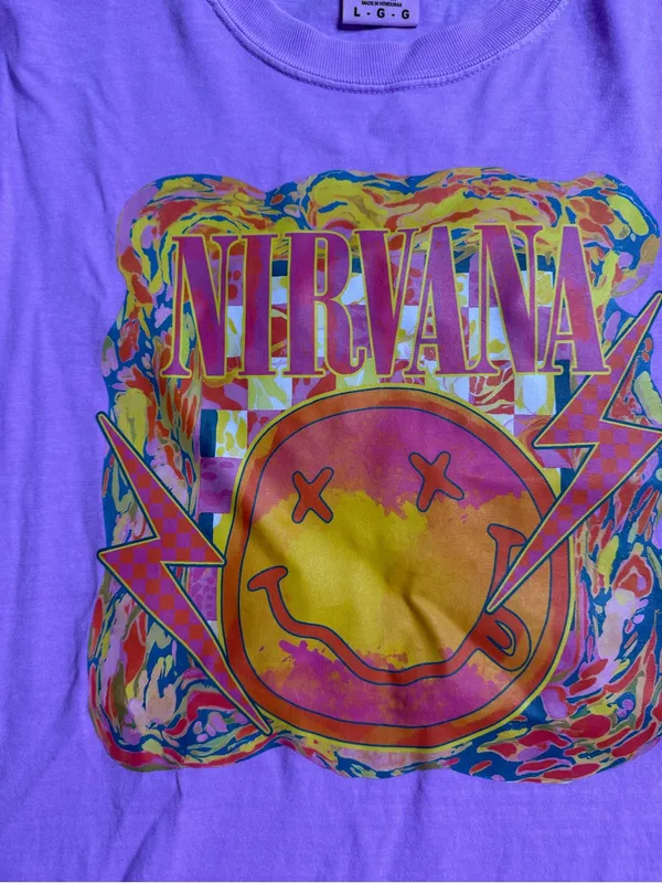 Comfort Colors Neon Violet Nirvana Short Sleeve Tee - Image 4